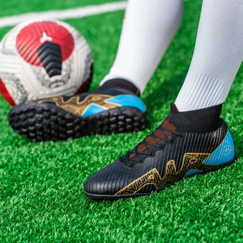Качествени футболни обувки, Здрави футболни обувки Haaland, леки и удобни маратонки за футзала, продажба на Едро Chuteira Society.