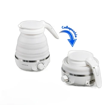 Скандинавски преносим чайник сгъваема електрическа кана пътен малък сгъваем hot coffee maker електрически самовар