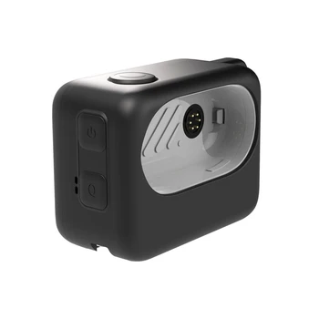 За Insta360 GO 3 Калъф за зареждане на камерата с палеца, Силиконов защитен калъф, Мултифункционален, Черен