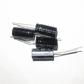 100 бр Электролитических кондензатори 820 icf 25 10 * 20 Мм на Нови Радиални
