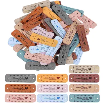 Цветни Гълъбите Етикети, Етикети за Шиене ръчно изработени Бижута, Текстурирани Аксесоари с Интериор