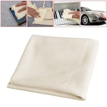 Естествена Велур и Кожени Кърпи За Почистване на Автомобили Сушене с Кърпа За Пране на Нова 40x60cm 40GF