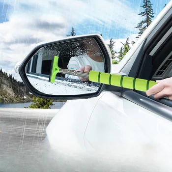 Многофункционално Автомобилно Огледало за обратно виждане Телескопична Чистачките Чистачка За Миене на Автомобилни Стъкла Предно Предното Стъкло Непромокаемая Четка За Почистване на Стъргало
