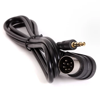 Авто 3,5 мм Адаптер Вход AUX аудио кабел Mini Jack AUX 8-Пинов Кабел за CD-Чейнджър M-BUS За щепсела Alpine Gold