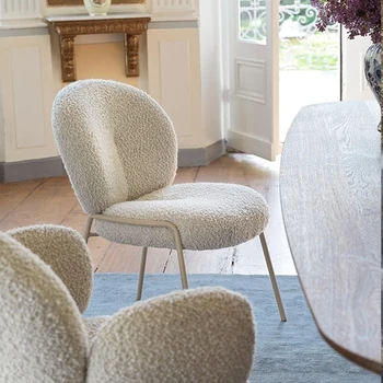 Дизайнерски хотел, Кресла за почивка с настаняване в семейство, в един Модерен Дом, Трапезни Столове от скандинавски тъкан, Прост стол с една облегалка, мебели за трапезария