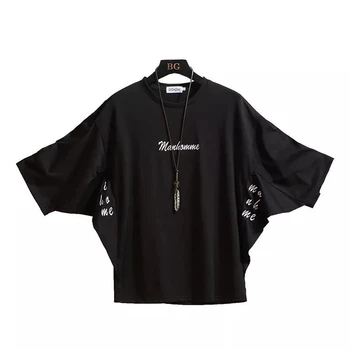 Годишната Модерна Черна тениска в стил Харадзюку с къси ръкави, Градинска дрехи, едно Парче Хип-Хоп, Рок,Пънк, Мъжки Ризи, Тениски, Дрехи