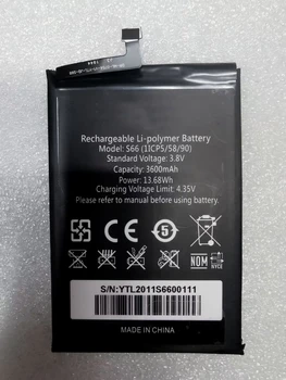 Нова батерия 3600 mah OUKITEL S66 Батерия За OUKITEL S66 battery 3600 mah Дълго чакане най-Високо качество на батерии за мобилни телефони