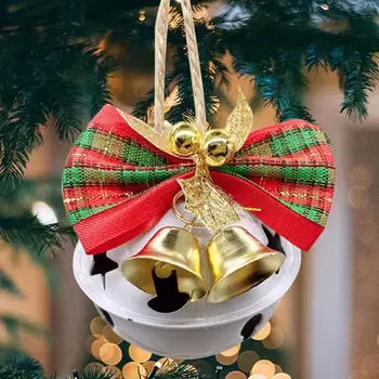 Празнични окачване-свирки Празнична Коледна елха Висящи украшения-свирки изящна изработка за празнична украса за дома Празничен камбанка