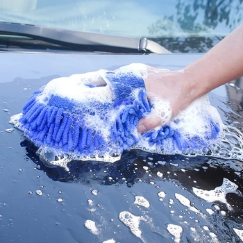 Подобно на гъба, Четка за миене на автомобили, Мека Синельная Четка за миене от Микрофибър За Почистване на каросерията на Автомобила Водопоглощающие Четки За Обяснения Части на Пералната Машина