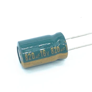 12 бр./лот 820 мкф16 В с ниско съпротивление esr/импеданс висока честота на алуминиеви електролитни кондензатори с размери 10 * 20 16 820 icf 20%