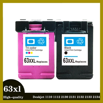 За HP 63 63XL Рециклирани Мастило касета за HP 63 за принтер hp Deskjet 1110 1112 2130 2131 2132 2133 2134 3630 принтер