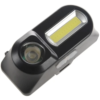 Мини Водоустойчив Xpe Cob Led 6-режимная фар на светлината, USB Акумулаторна лампа на светлината на фенерче, за да улици