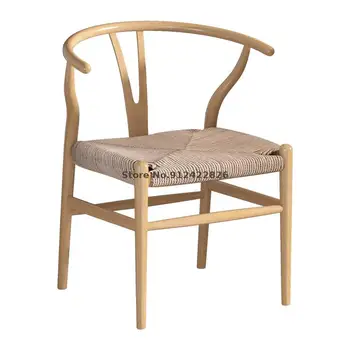 Iron чай стол, домашен стол с облегалка, имитация на цялото дърво, китайски чай масичка и стол, майсторски стол, майсторски стол, скандинавски dining
