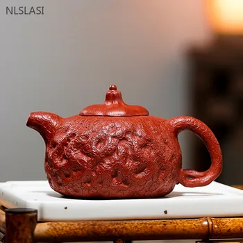 180 МЛ Китайски Исинский Лилаво Глинен Чайник, Ръчна изработка Dahongpao Beauty Teapot Бутик за Филтър машина За Поръчка Zisha Чаени Аксесоари