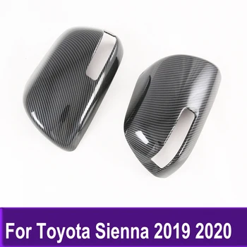 Тампон върху Огледалото за обратно виждане Странични врати За Toyota Sienna 2019 2020 Стикер за стайлинг, Външни Аксесоари