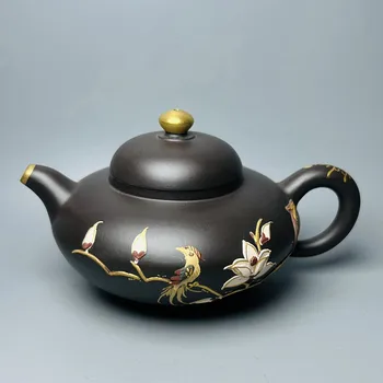 Китайски глинен чайник Yixing Zisha Hehuan Gilded Pot Чен Juhua 260 мл