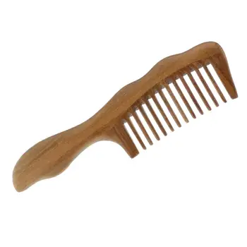Широка Дървена четка за коса за Разнищване на Косата, Дървена четка за коса с Дървена четка за коса