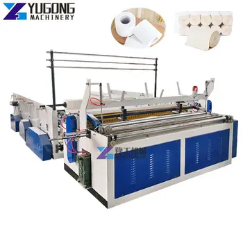 Полуавтоматична линия за производство на тоалетна хартия, Ръчен банциг машина за рязане на тоалетна хартия Машина за производство на тоалетна хартия Пълен комплект