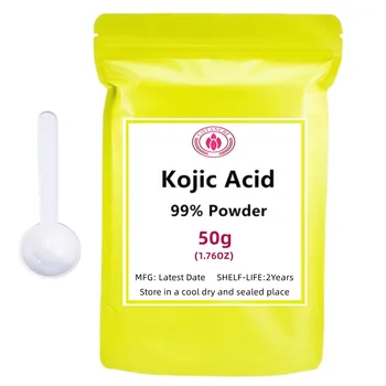 Pure прах койевой киселина 99,9%, за избелване на кожата / специфичен инхибитор на меланин за хранително-вкусовата промишленост и козметика