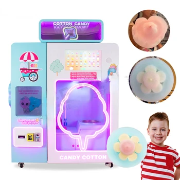Автомати за продажба на сладка вата с монетоприемником/Automatic-Cotton-Candy-Vending-Machine За продажба