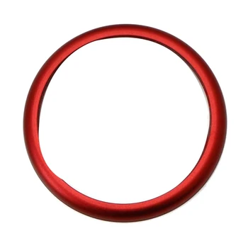Червено алуминиево пръстен за Централната конзола, Мултимедиен контролер за iDrive, пръстен за дръжки за - 1 2 3 4 5 6 7 Серията X3 X4 X5 X6