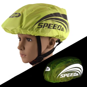 1бр Универсална Велосипеден шлем, водоустойчив калъф с светоотражающей ивица, Велосипеден шлем МТБ за шоссейного колелото, Дъждобран, Аксесоари за Велосипед