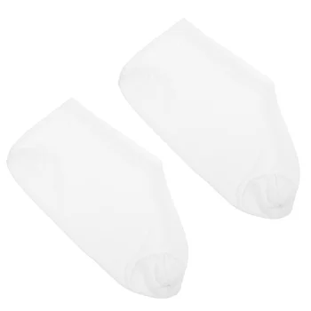 4 двойки от овлажняващи чорапи, приятна за кожата памук, Еластични ръкавици за грижа за кожата на ръцете, защита от напукване, покривала за крака, ръце