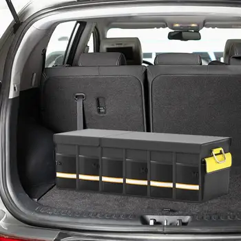 Органайзер за съхранение на багажника на колата, Автомобилна многофункционална чанта-органайзер, Универсална висококачествена автомобилна чанта за съхранение на товари