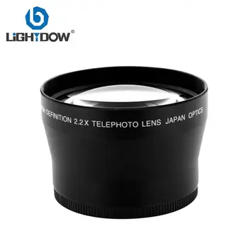 Lightdow 67 мм 2.2 x Телеобектив Камера за Canon EOS 600D 650D 700D 550D 60D 70D 18-135 mm Обектив Nikon 18-105 mm Обектив