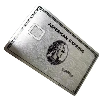 Индивидуални празни метални кредитни карти, търговия на едро с фабрики, е дебитна карта, Emv-чип В Sto, поддръжка на печат на лични името, метал b
