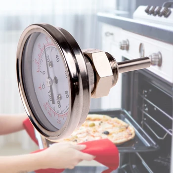 Хранително-вкусовата термометър от неръждаема стомана, мултифункционален термометър за готвене, висока температура, силни практични кухненски прибори за еднократна употреба
