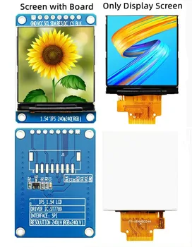 IPS 1,54 см 12 P/8 P/10 P HD TFT LCD дисплей Модул на екрана на дисплея ST7789 автомобил с IC 240 (RGB) * 240 SPI Интерфейс