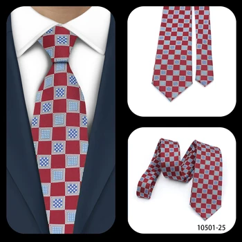 LYL 8 см Червен квадратен вратовръзка Модерен едро вратовръзка с принтом, сватбени аксесоари, мъжки социален вратовръзка, подходящ за групови мероприятия, офиса, Безплатна доставка