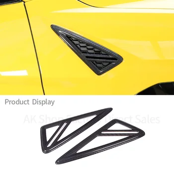 За Lamborghini URUS 2018-2021 Странично Крило на Купето Вентилационна Довършителни Рамка Капак От Настоящия Въглеродни Влакна Защитно Покритие на Външността на Колата Аксесоари