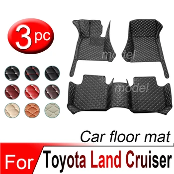Килими за Toyota Land Cruiser 2020 2019 2017 2018 Автомобилни постелки за полагане по поръчка на Аксесоари за интериора на Кожени непромокаеми подложки
