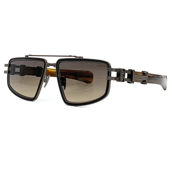 Пилотните слънчеви очила 2023 Унисекс Летни Квадратни Големи Метални Очила В метални Рамки За Външно Стил Луксозни Метални Слънчеви очила