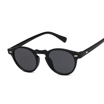 Кръгли слънчеви очила Модерен Дамски Маркови дизайнерски Слънчеви очила Дамски Реколта очила с UV400 Мъжки слънчеви Очила за шофиране