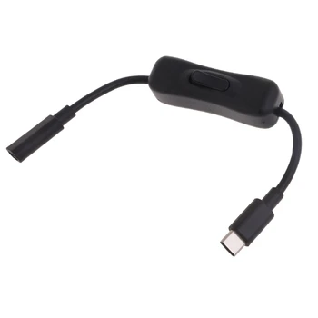 Удлинительный USB кабел C от мъжа към жената с вграден в захранването за устройства Raspberry 4 и Android на Едро