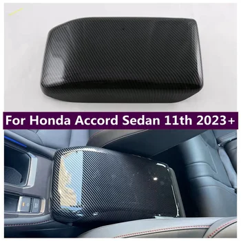 Кутия за централния Подлакътник на автомобила Защитно Декоративна рамка Подходящ за Honda Accord Седан 11th 2023 2024 Аксесоари за интериора