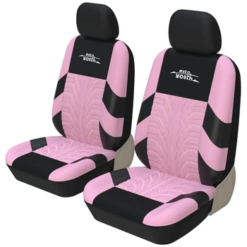 Калъф за предна седалка, универсален калъф за седалка, е подходящ за повечето спортни автомобили и камиони (розов)