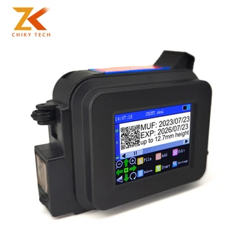 CHIKY ZK1696 12,7 мм на Нови Приходи ABS Быстросохнущий Евтин Преносим Мини-струен принтер, на по-добра цена