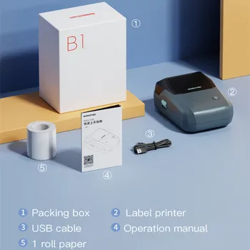 NiiMbot B1 B21 D110 Системи Принтер За Етикети За Принтер За Етикети Ръчно Малък Портативен Bluetooth Самозалепващи Стикер За Етикетиране На Бизнес-Машини