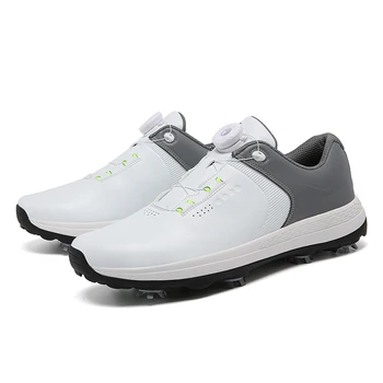 Нова Мъжки Обувки За голф С Шипове, Професионално Облекло За Голф, Удобни Маратонки за Голфъри, Леки Маратонки За Ходене