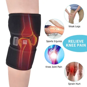 Скоба за колянна става Инфрачервена нагревательная терапия за облекчаване на болката в колянната става еластична Превръзка за упражнения по рехабилитация на колянната става