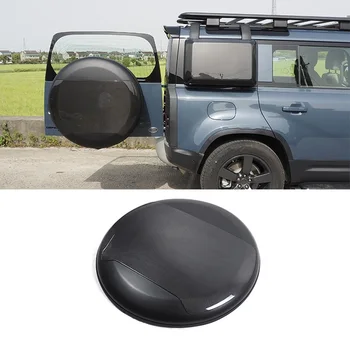 подходящ за Land Rover Defender 90 и 110, благородна кутията с резервна гума от въглеродни влакна, защитно покритие резервна гума