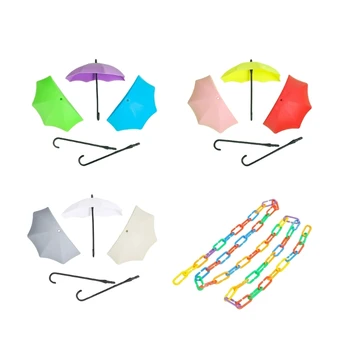 Захарен планер, тренировочная играчка, Пластмасова платформа във формата на чадър за скачане, Стенни верига, Аксесоар за катерене на закрито, Директна доставка
