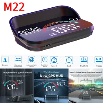M22 Auto HUD Авто Централен Дисплей GPS за измерване на Скоростта Бордови компютър, Проектор Дисплей GPS HUD Точков Електронен Авто Забавен Екран