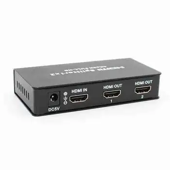 HDMI Splitter Box 4-Пристанище Видеооборудование Hdmi Konsole 4k Дърва Друго Домашно аудио Сплитер HDMI
