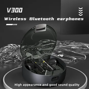 Чисто визуално прозорец Слушалки, безжични Bluetooth слушалки с дълъг живот на батерията и шумопотискане Tws ушите