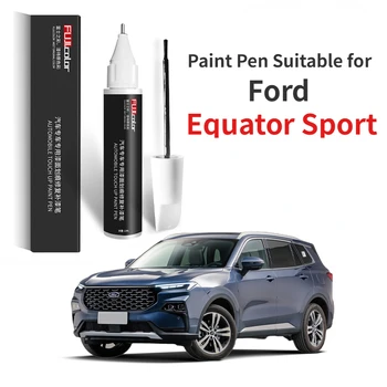 Дръжка за нанасяне на боя е Подходяща за фиксатор боя Ford Equator Sport Haoyue Pearl White Аксесоари за изменение Equator Sport Ремонт на автомобили бял цвят